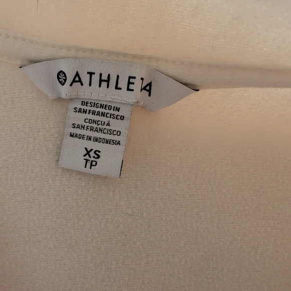 Athleta Sherpa Half Snap Sweatshirt Jacket (Size XS) - Picture 4 of 6